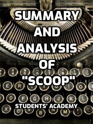 cover image of Summary and Analysis of "Scoop"